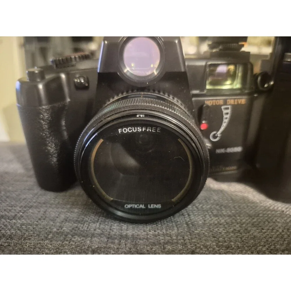 Canon Nokina NK-8080 Motor Drive Red Eye Reduction w/Bag Tested and Working.